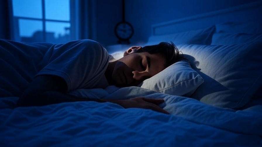 Person sleeping with white light aura for restful sleep wellness