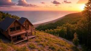 sleeping bear dunes cabins