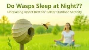 do wasps sleep at night