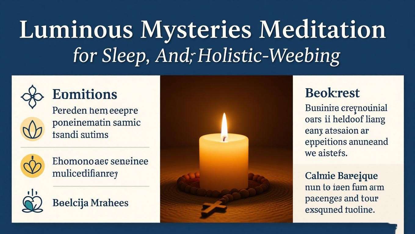 Unlock Peace with Luminous Mysteries Meditation for Sleep