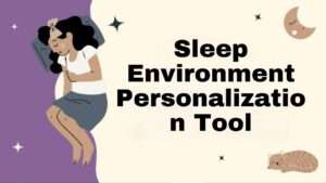 Sleep Environment Personalization Tool