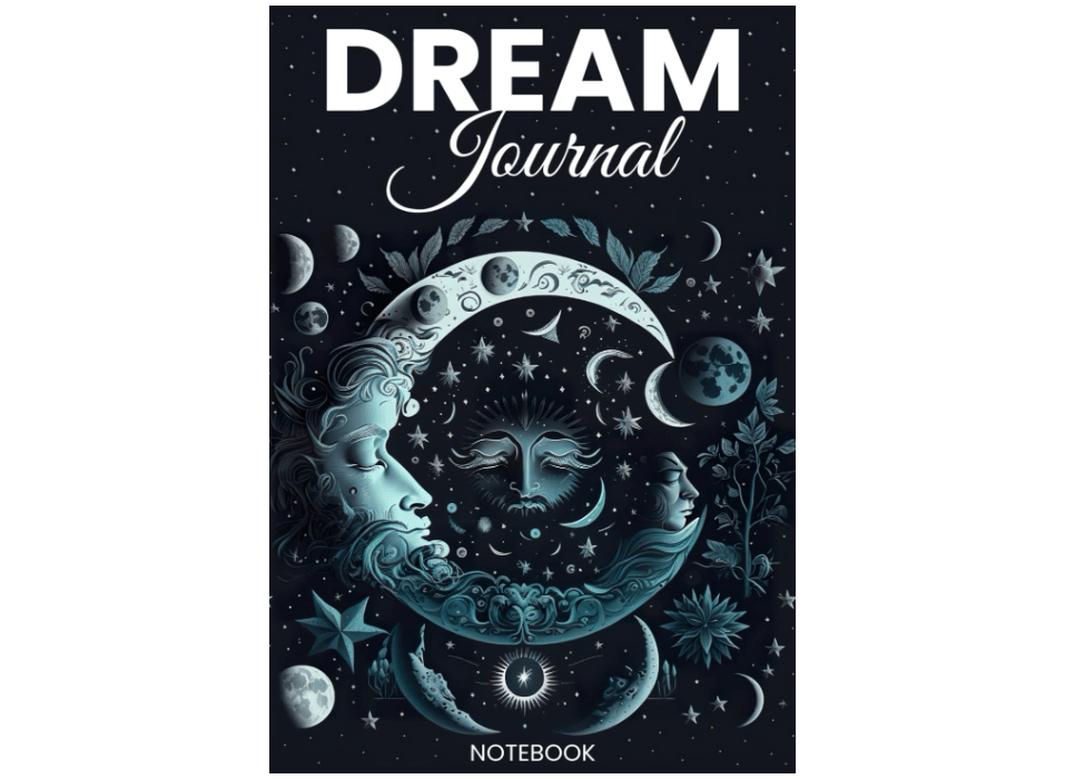 Dream Journal Notebook: Guided Diary with Prompts for Recording Dream Interpretations | Perfect For Women, Girls, Men, and Kids | Magic Moon Cover

