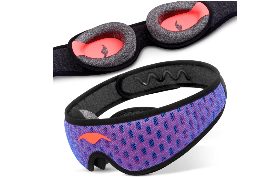 Manta Pro Sleep Mask - 100% Light Blocking Sleep Mask for Side Sleepers, Breathable and Comfortable, Spacious & Zero Pressure for Long Lashes, Perfect...