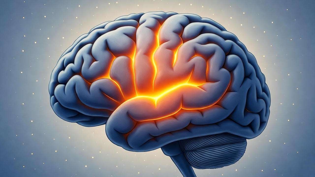 Illustration of brain and heart connection, symbolizing science of lucid dreaming and mindfulness for love.