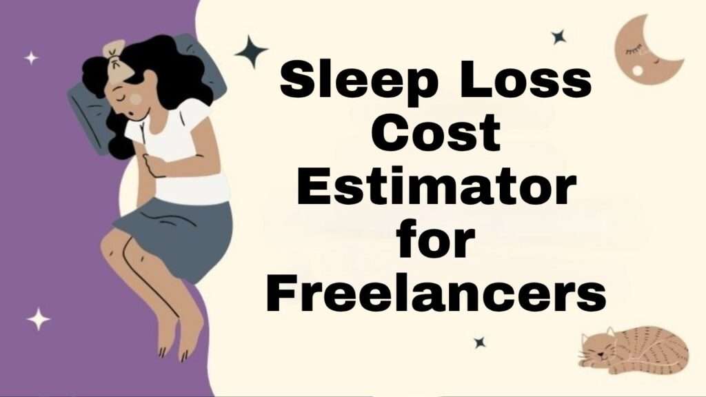 Sleep Loss Cost Estimator for Freelancers