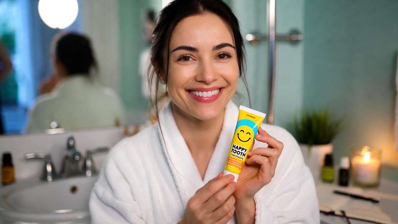Calm Tooth Happy Tooth Toothpaste: Boost Happiness & Mindfulness
