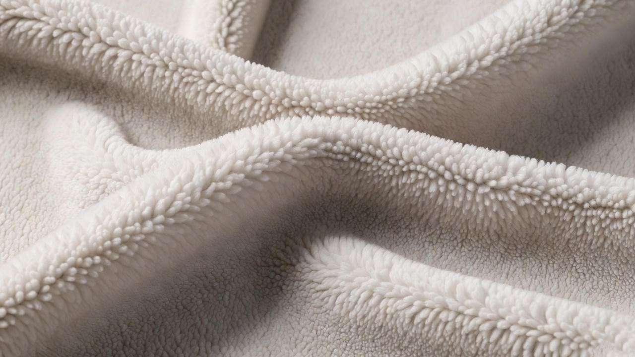Close-up of Barefoot Dreams CozyChic fabric texture highlighting ultra-soft plush material for luxury comfort.