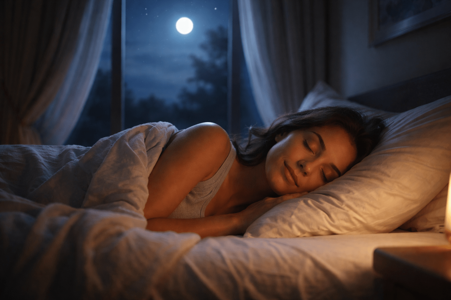 Peaceful sleep representing trust in dreams and inner awareness.
