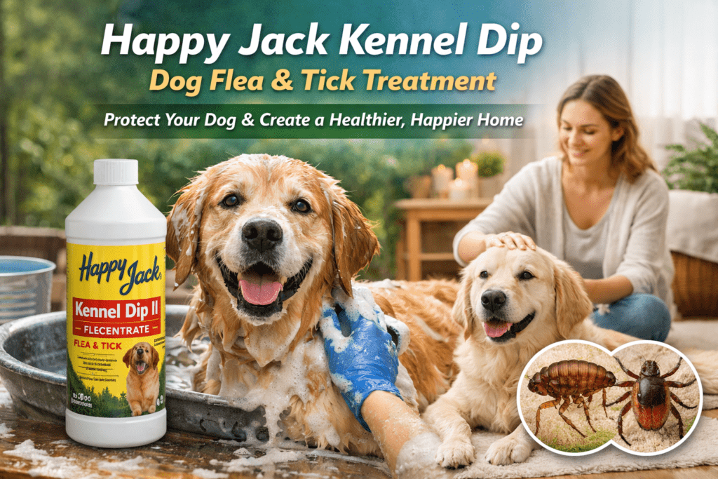 happy jack kennel dip dog flea and tick treatment