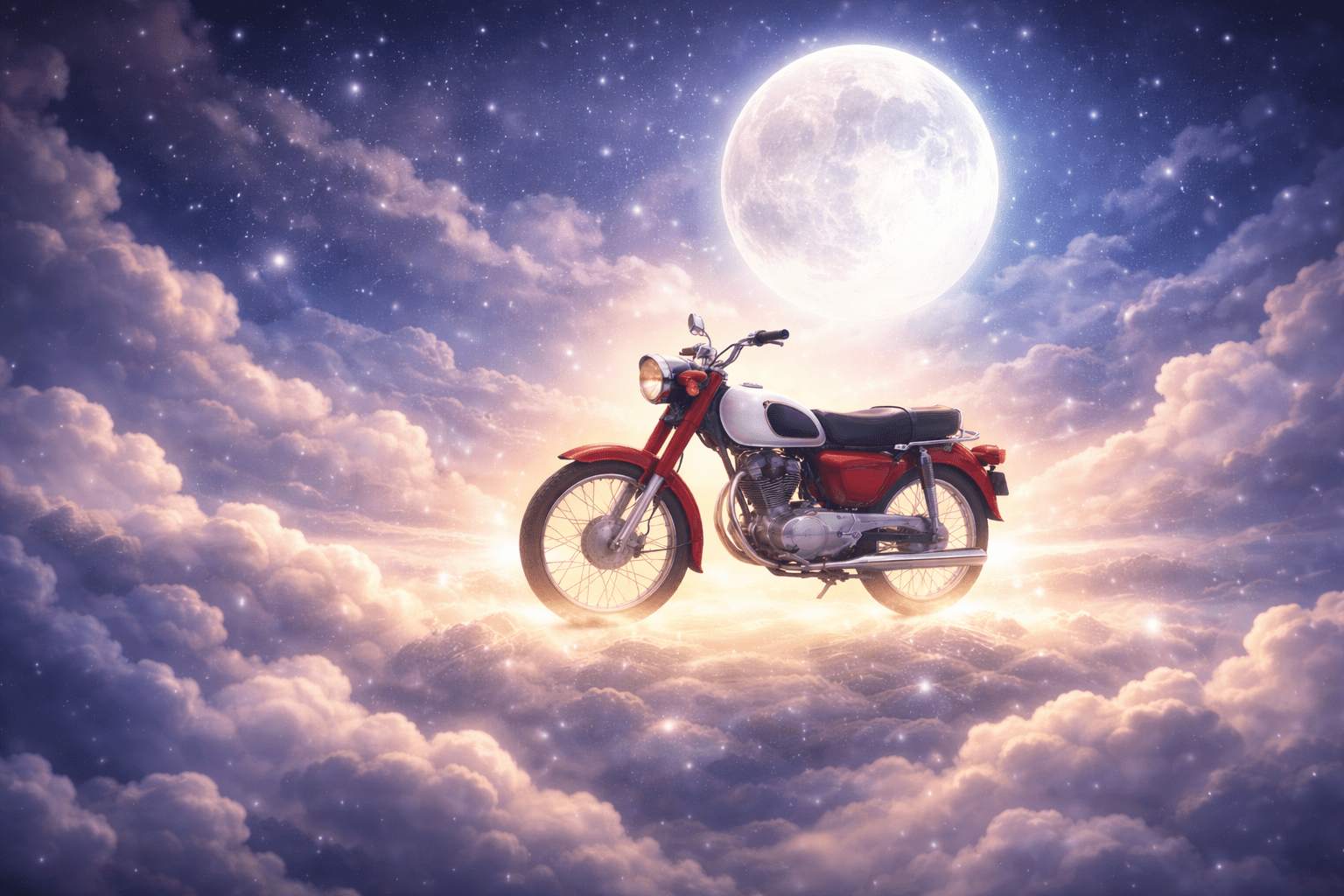 Spiritual dream symbolism of a motorcycle representing personal awakening 