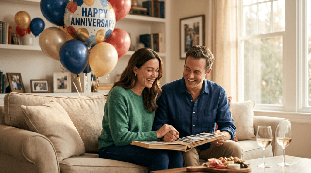 happy anniversary balloons