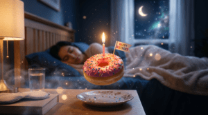 happy birthday donuts
